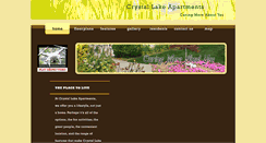 Desktop Screenshot of crystal-lakeapts.com