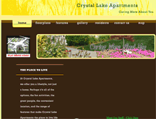 Tablet Screenshot of crystal-lakeapts.com